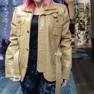 NWT WARM Genuine leather jacket